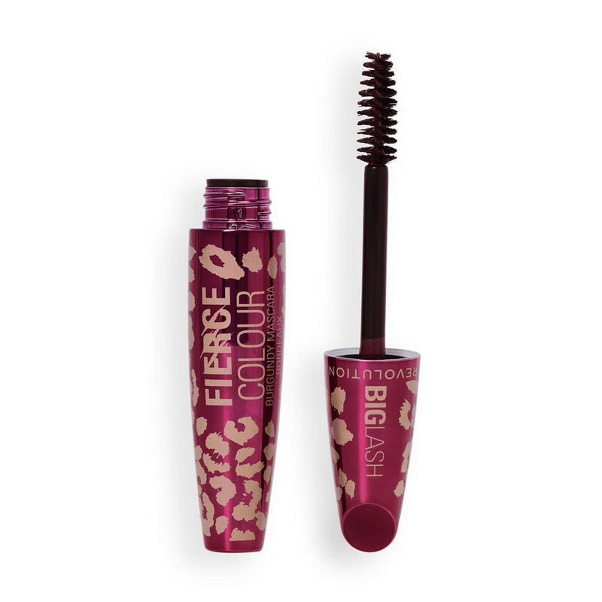 Makeup Revolution, Big Lash Fierce, Volume, Mascara, Burgundy, 9 g