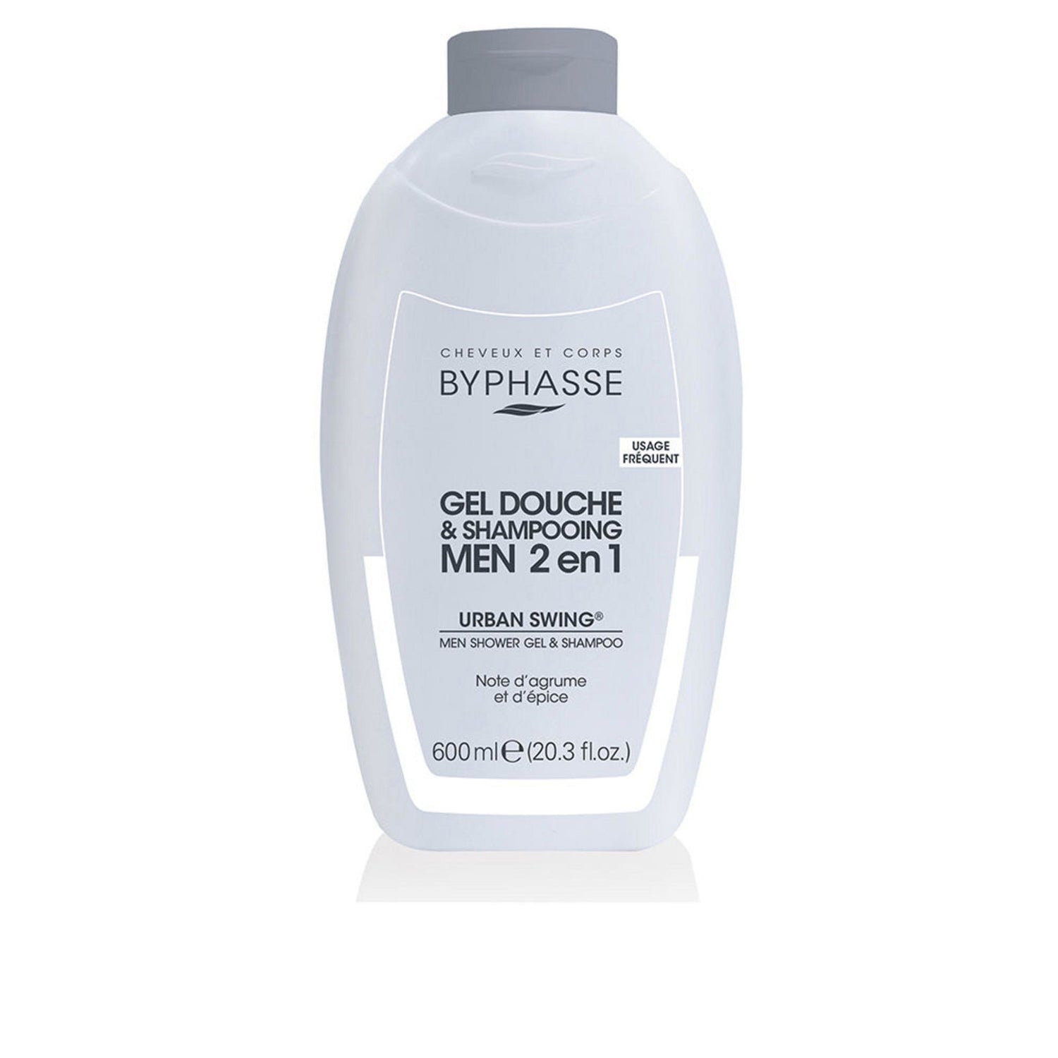 Byphasse, Urban Swing, Shower Gel & Shampoo 2-In-1, 600 ml