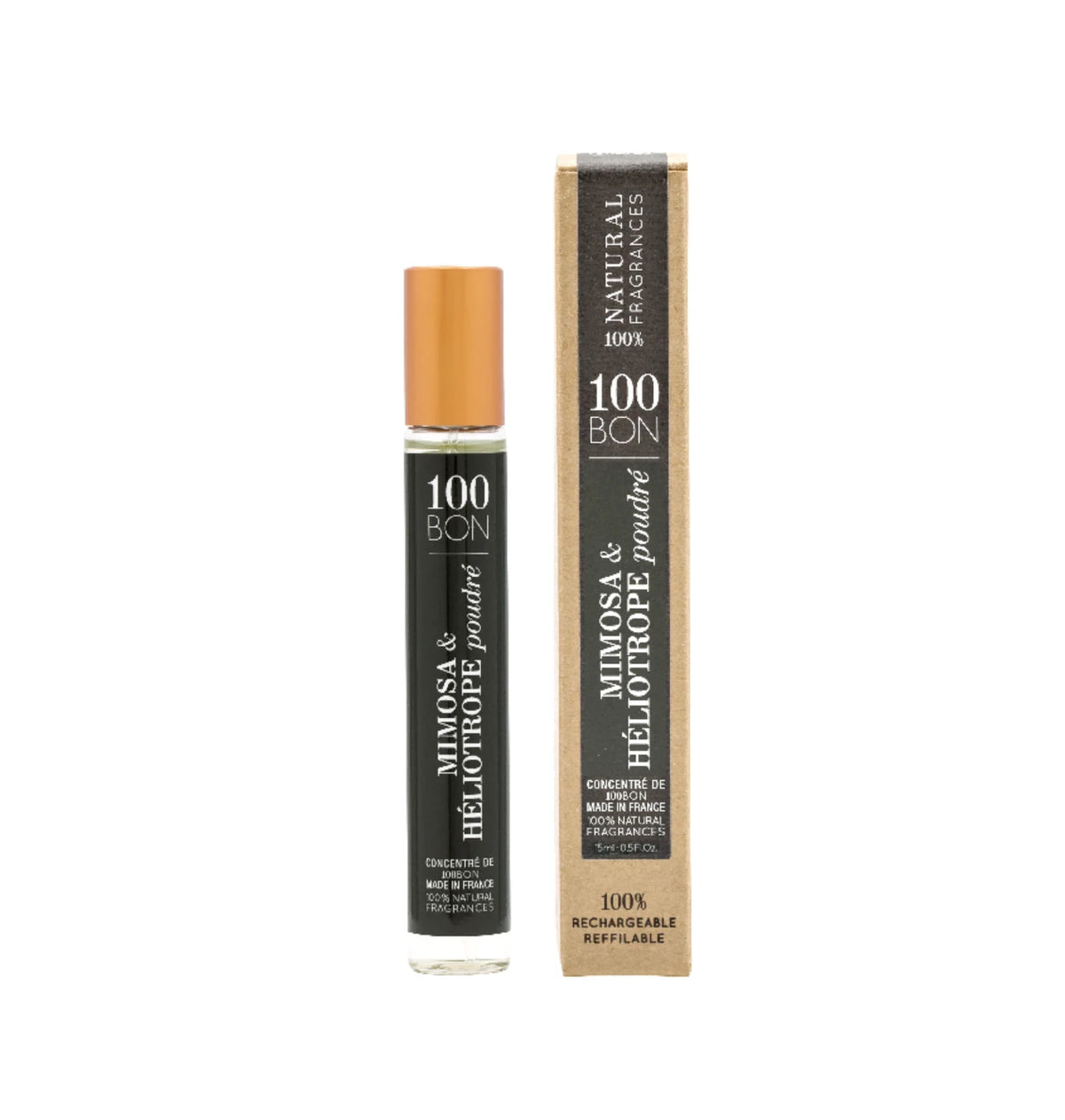 100 Bon, Mimosa & Heliotrope Poudre, parfumuotas vanduo, unisex, 15 ml *Miniatiūra
