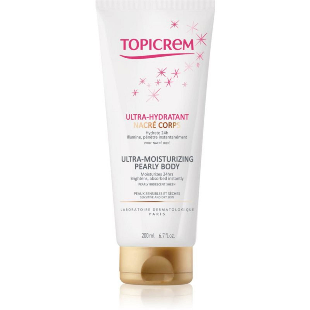 Topicrem, Ultra Hydratant, Shimmering, Body Milk, 200 ml