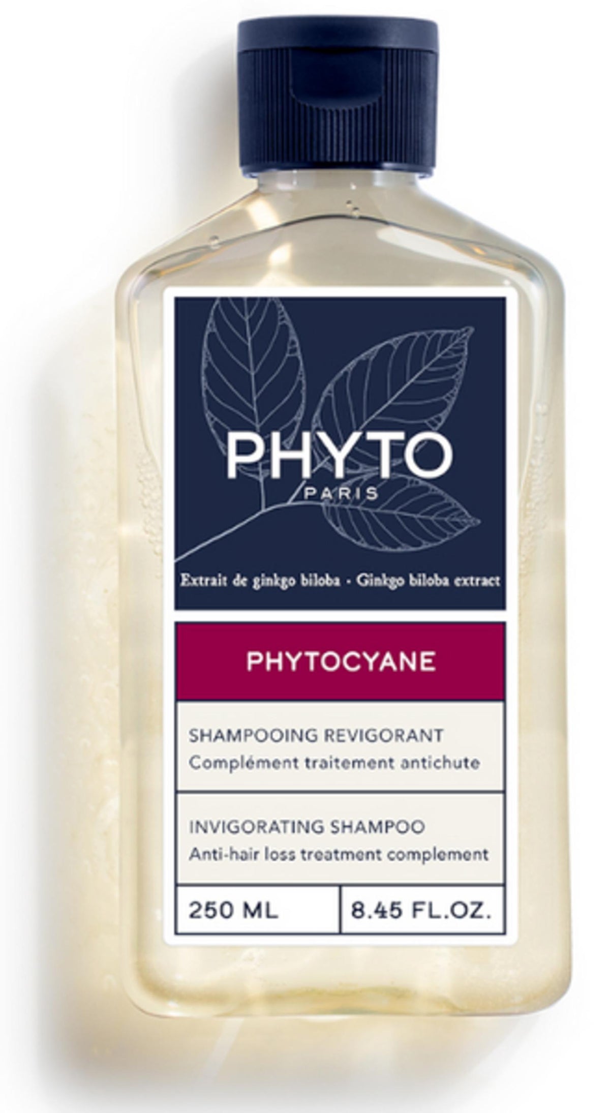 Phyto, Cyane, Hair Shampoo, Anti-Hair Loss & Hair Regrowth, 250 ml