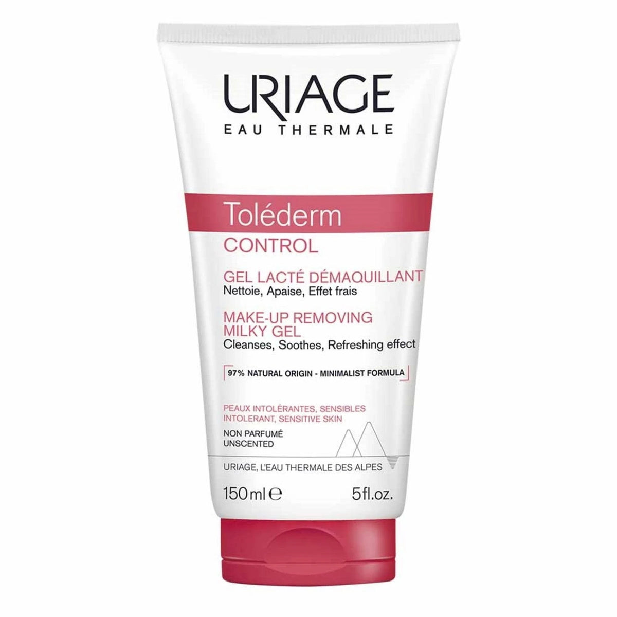 Uriage, Toléderm, raminamasis, valomasis ir makiažą šalinantis gelis 2 viename, 150 ml