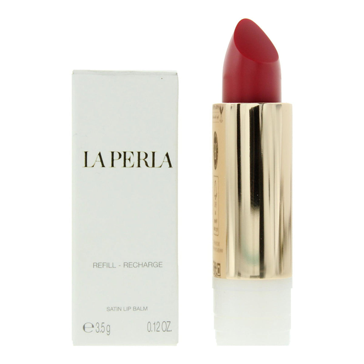 La Perla, Satin Lips, Cream Lipstick, 201, Bitten Lips, Refill, 3.5 g