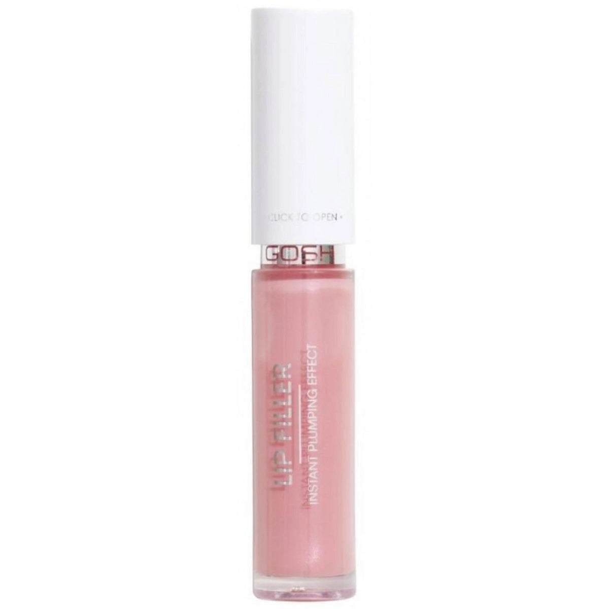 Gosh, apimties suteikiantis lūpų blizgis lūpų užpildas, InstaPlump, apimties suteikiantis, lūpų blizgis, 001, Baby, 8 ml