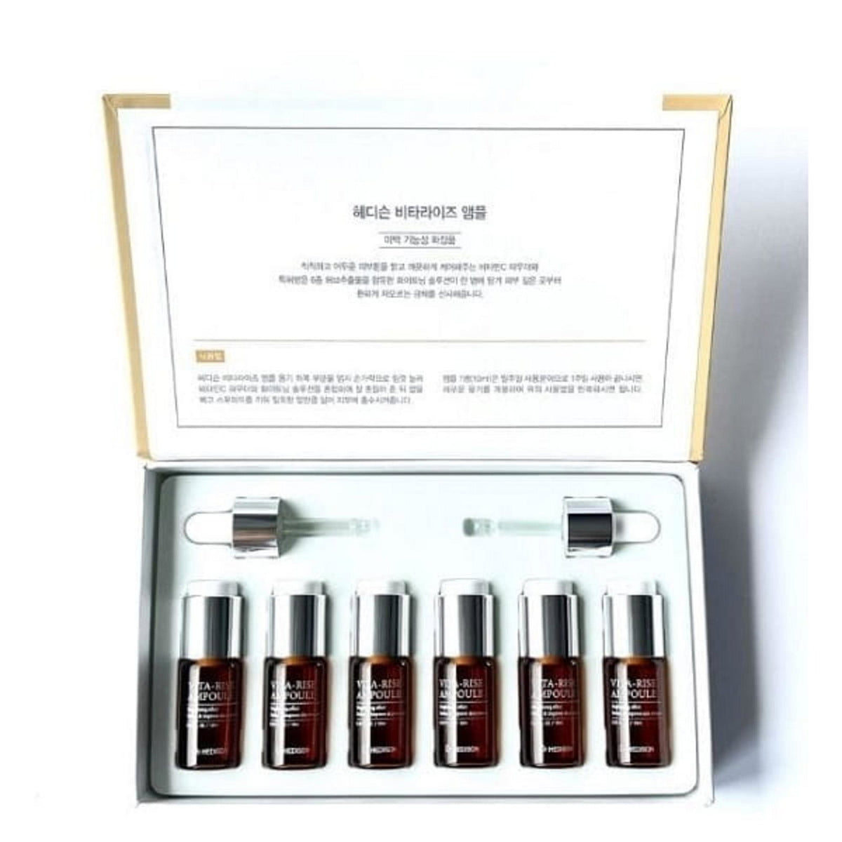 Set, Dr. Hedison, Vita Bright, Brightening, Ampoules Treatment Serum, Hyperpigmentation, For Face, Unisex, 6 pcs, 60 ml