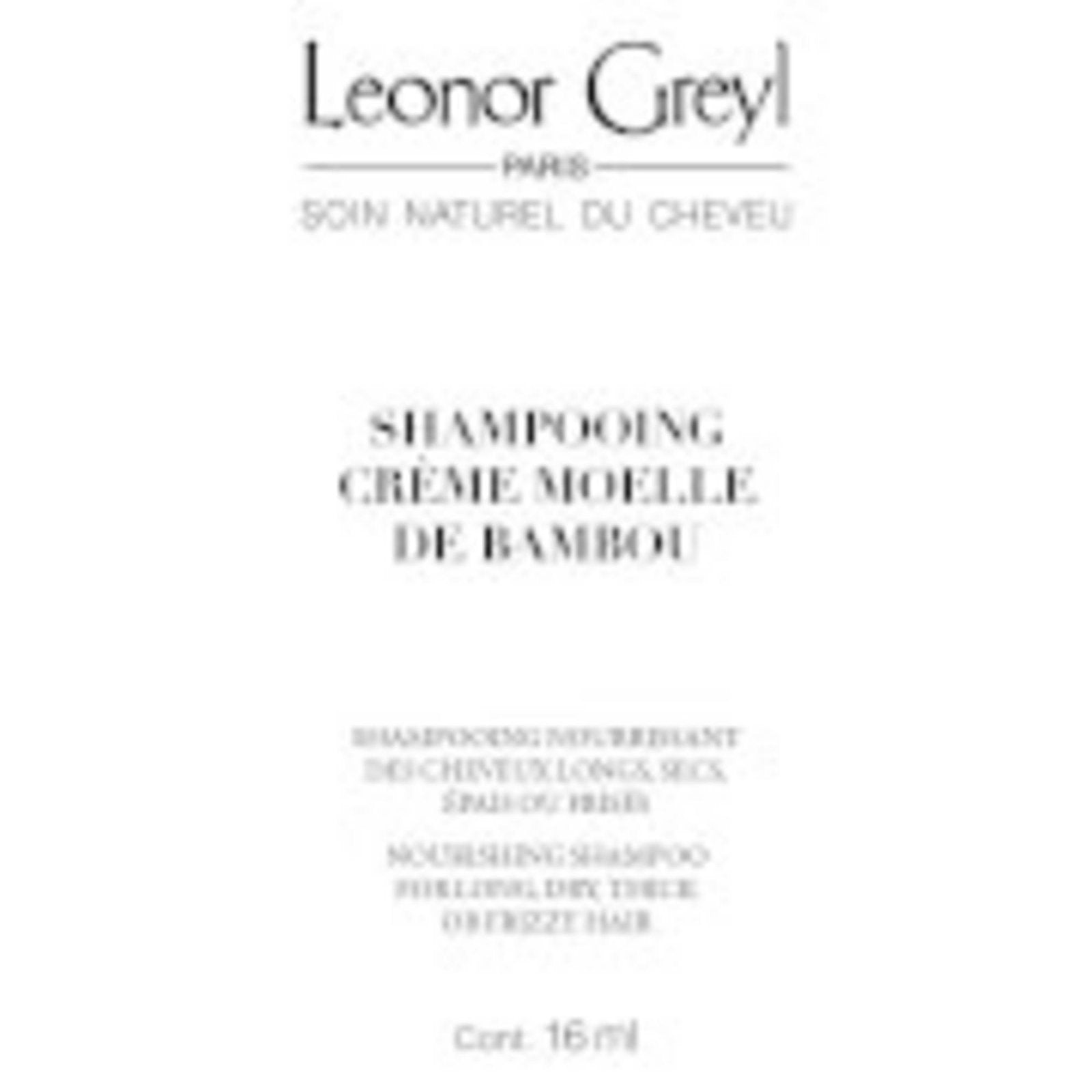 Leonor Greyl,  Moelle De Bambou, Hair Shampoo, For Nourishing, 16 ml *Sample