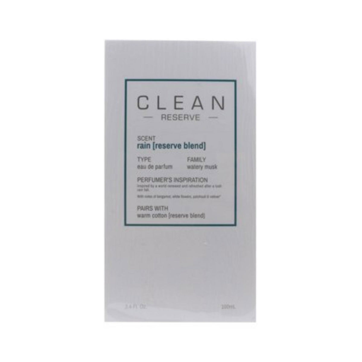Clean, Rain [Reserve Blend], Eau De Parfum, For Women, 100 ml