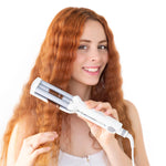 Ceramic Hair Iron for Creating Waves Wavio InnovaGoods 55 W product packaging