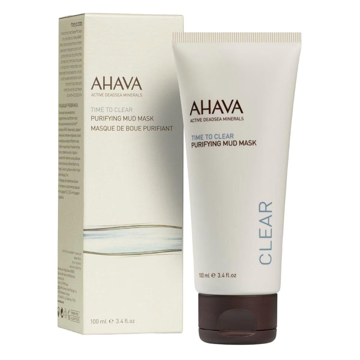 Ahava, Time To Clear, Purifying, Mud Mask, For Face, 100 ml