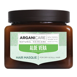Arganicare, Aloe Vera, Vegan & Cruelty-Free, Hair Treatment Cream Mask, Hydrating & Repairing, Weekly, 500 ml