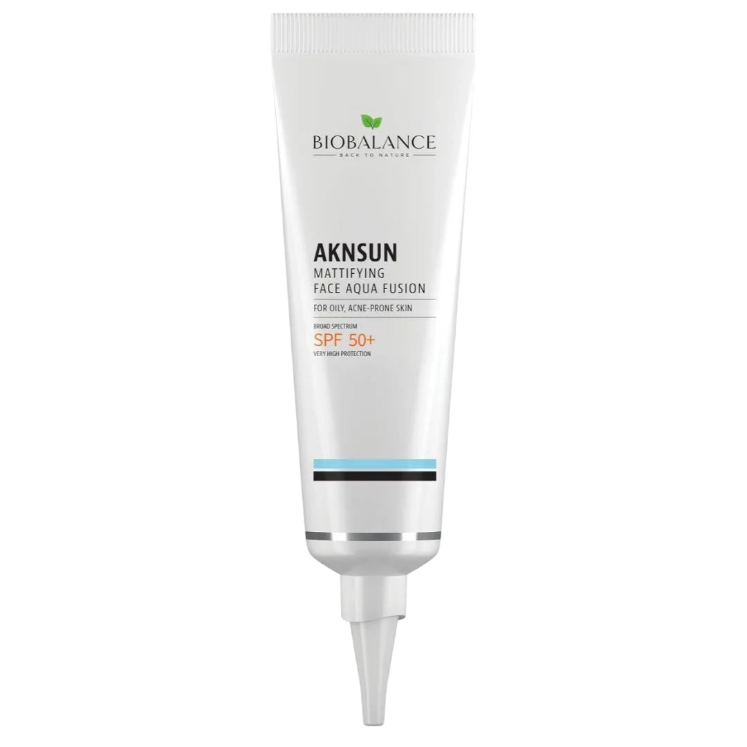Bio Balance, AKNSUN, matinantis ir apsaugantis, prieš buvimą saulėje, kremas, veidui, SPF 50+, 40 ml