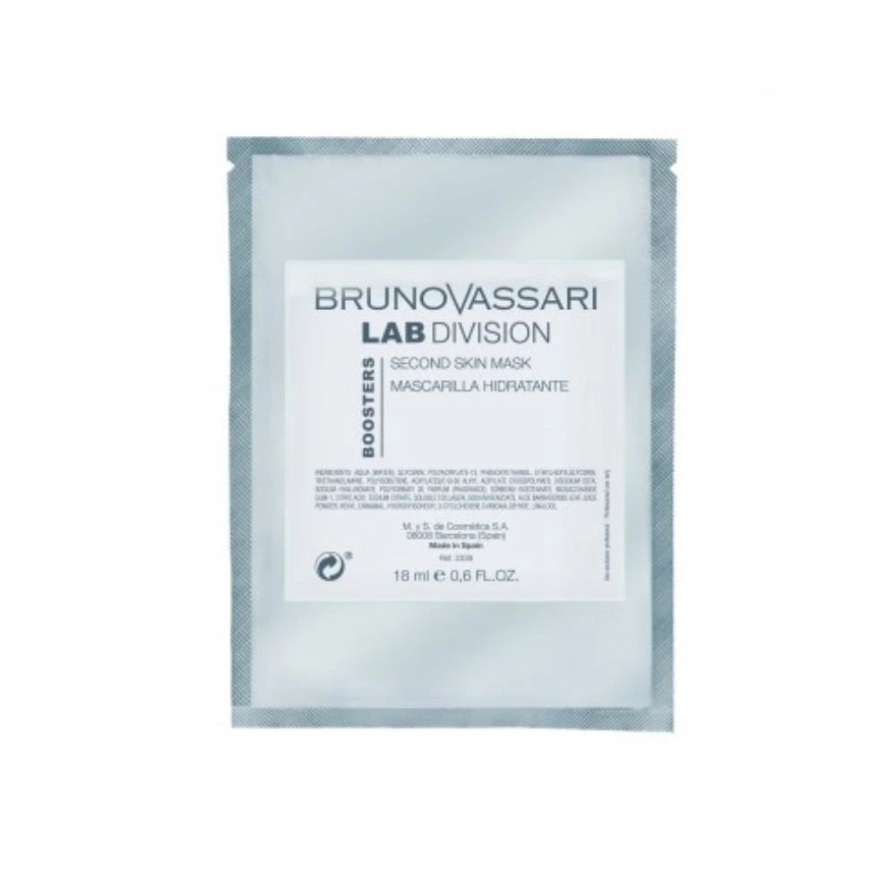 Set, Bruno Vassari, Lab Division, Hyaluronic Acid, Hydra-Nourishing, Peel-Off Mask, For Face, 5 pcs, 18 ml