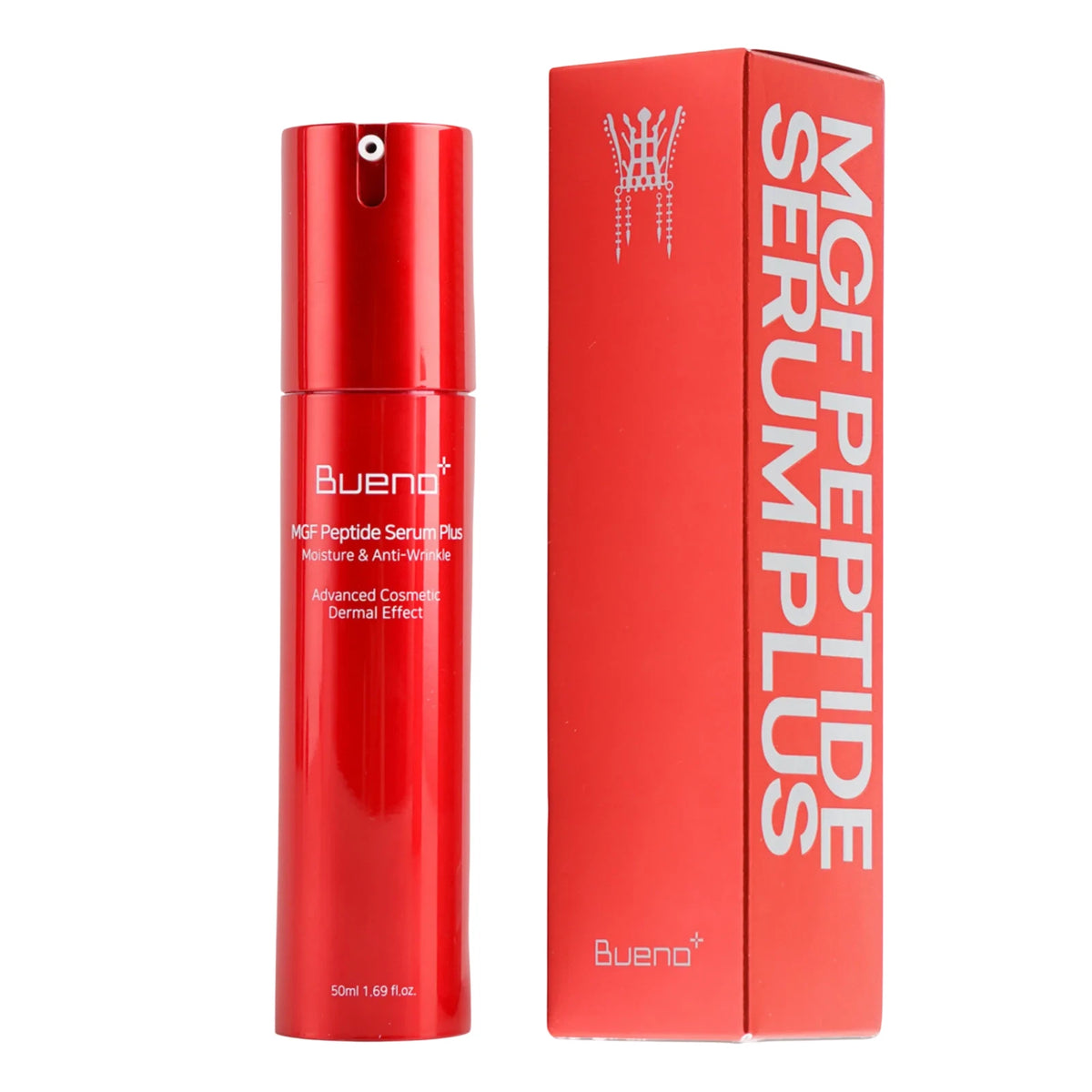 Bueno, MGF Peptide, drėkinamasis ir maitinamasis, dienai ir nakčiai, serumas, veidui, 50 ml