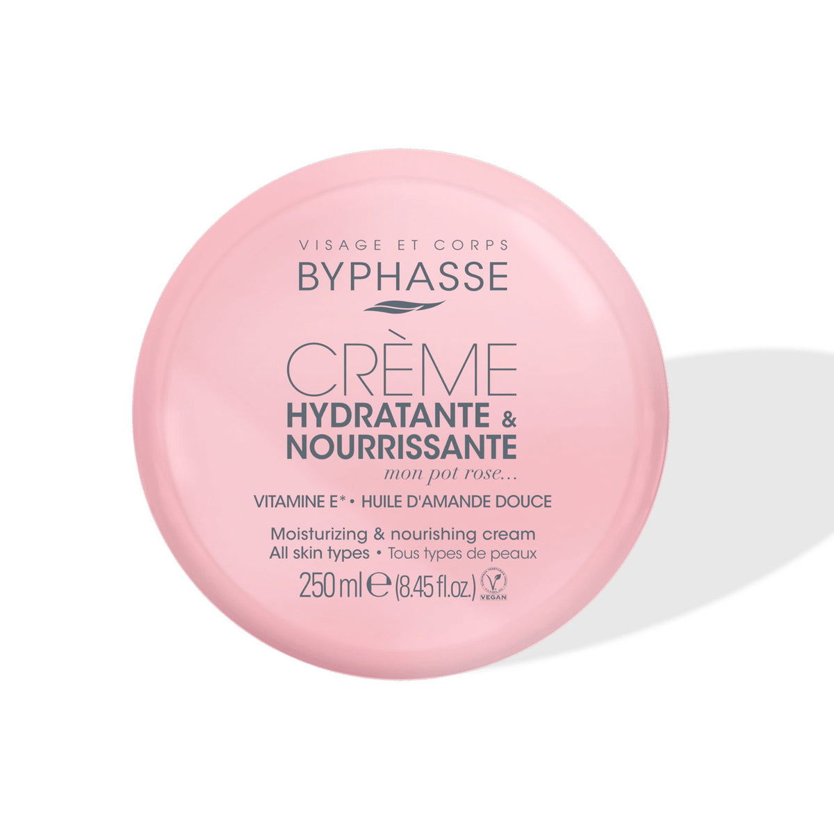 Byphasse, Byphasse, Vitamin E, Moisturizing, Cream, For Face & Body, 250 ml