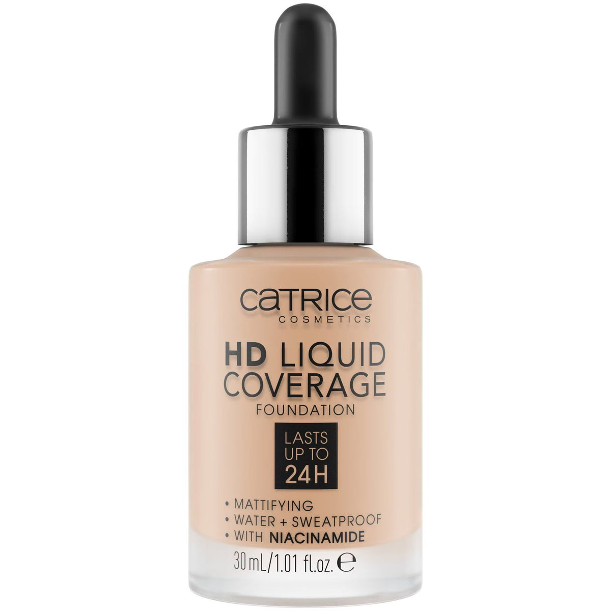 Catrice, HD, Vegan, Matte, Liquid Foundation, 10, Light Beige, 30 ml