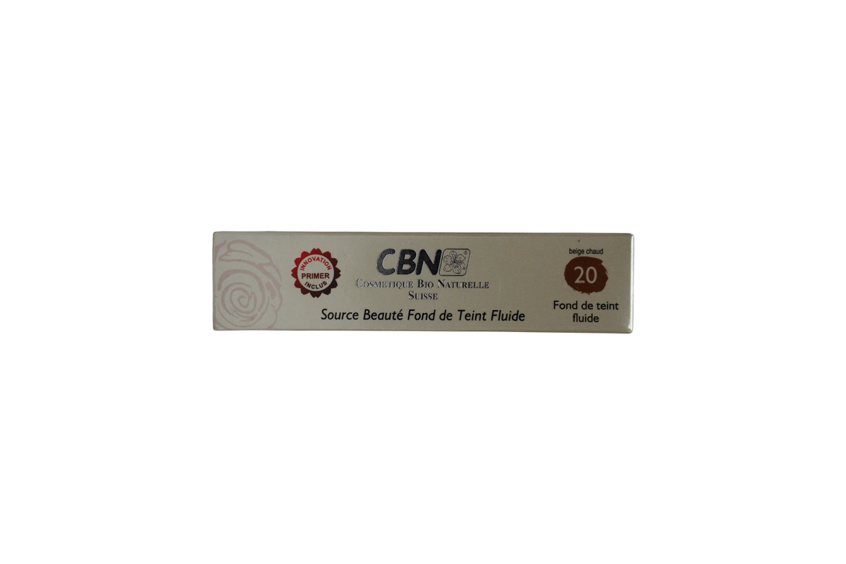CBN Source Beauté Satin Finish skystas makiažo pagrindas 20 Beige Chaud 30 ml
