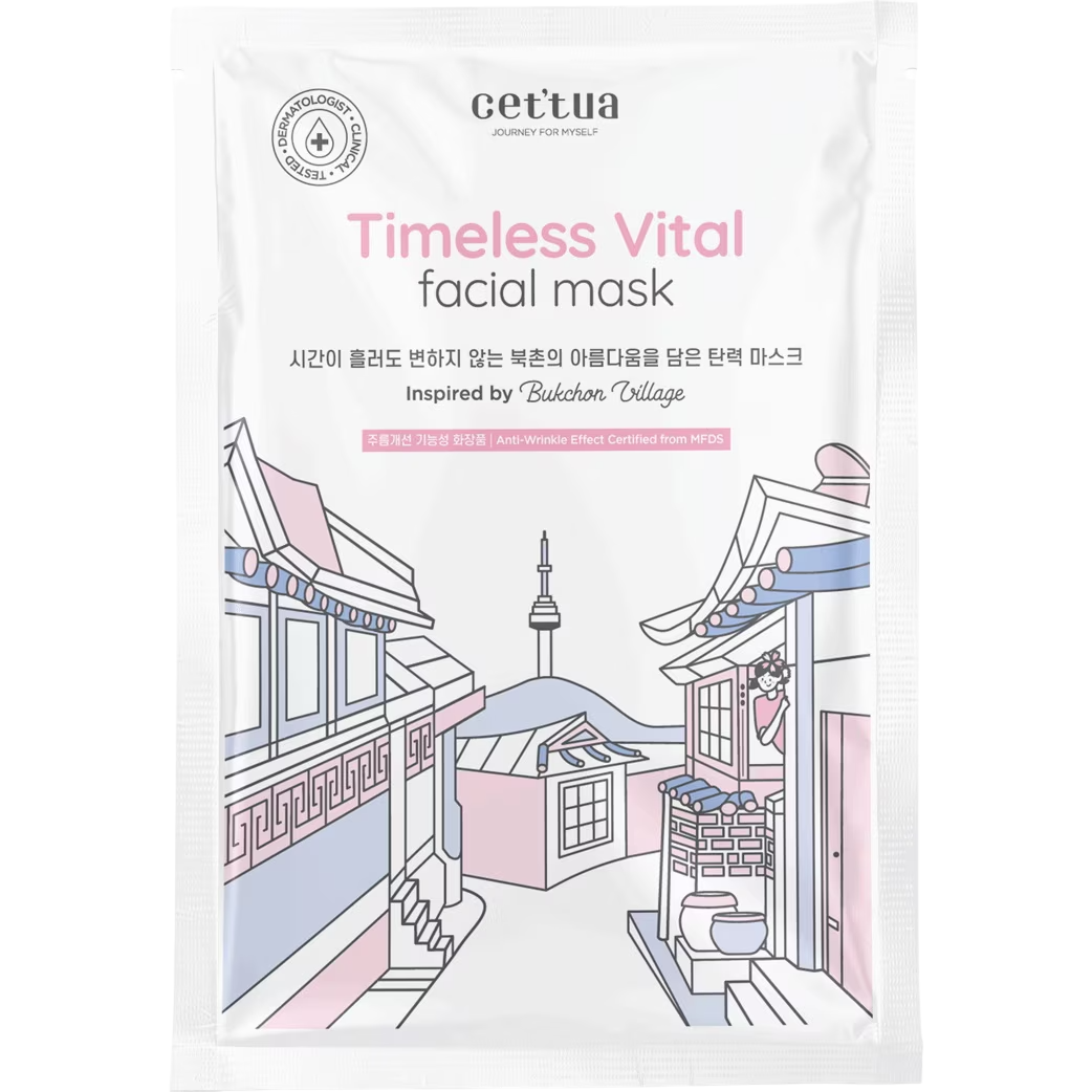Cettua Timeless Vital senėjimą stabdanti lakštinė kaukė 20 g