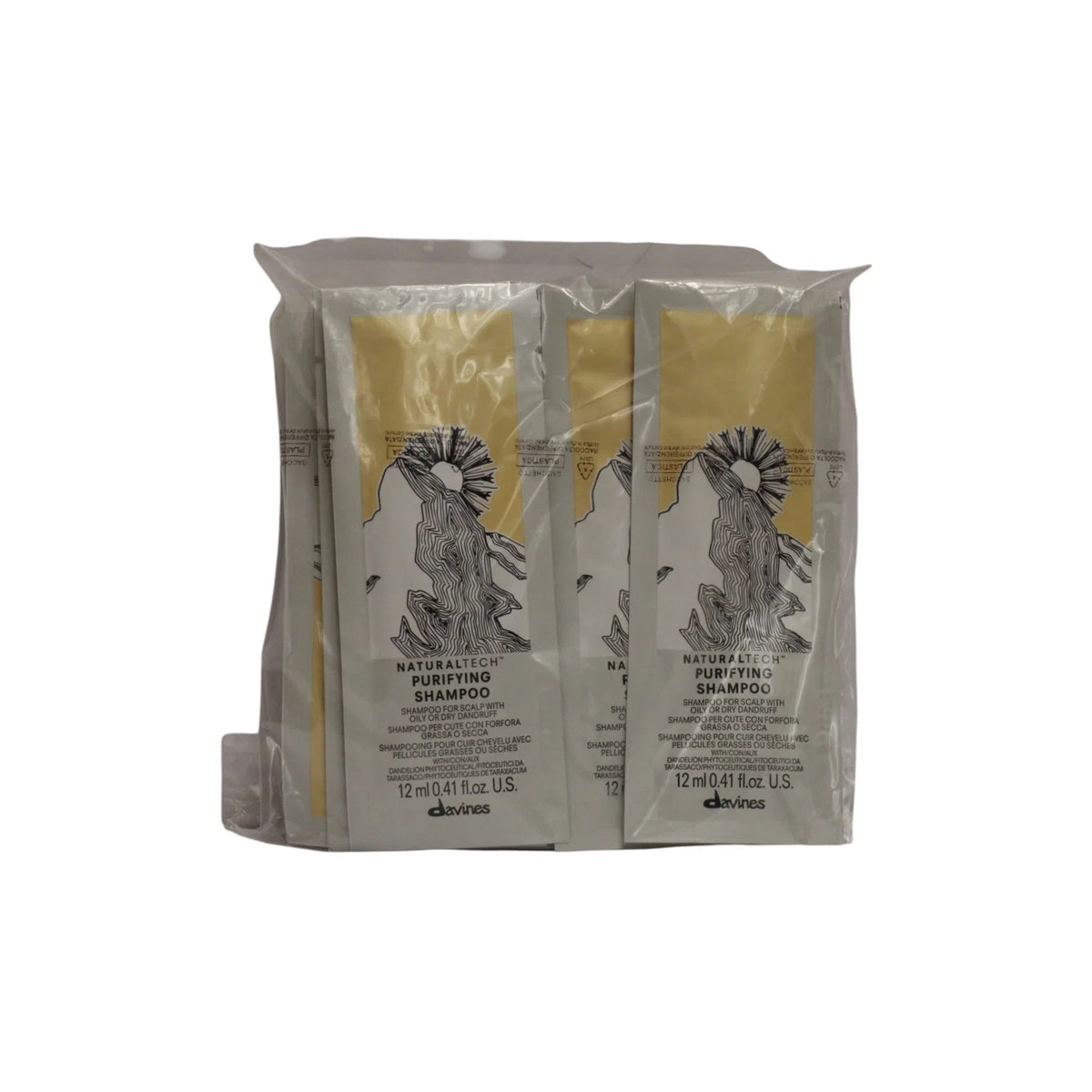 Davines NaturalTech Purifying šampūnas 12 vnt.