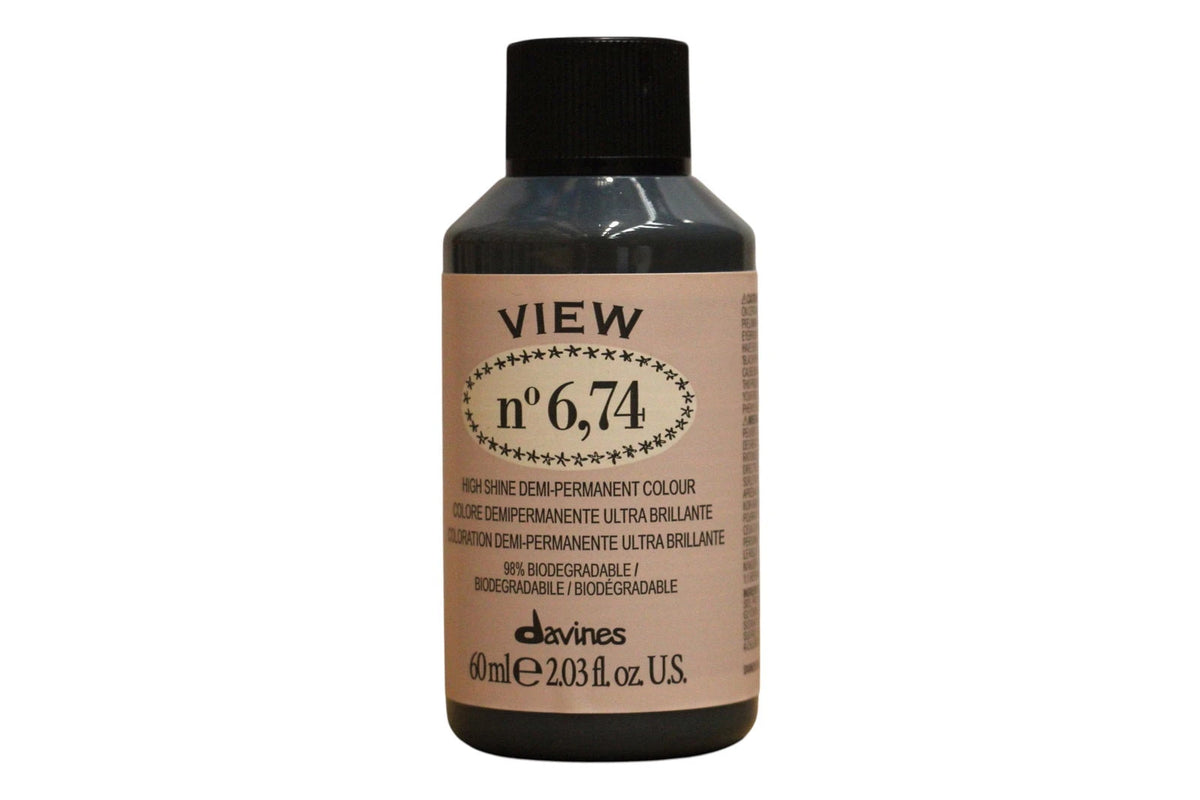 Davines, View, pusiau ilgalaikiai plaukų dažai, 6.74 , 60 ml