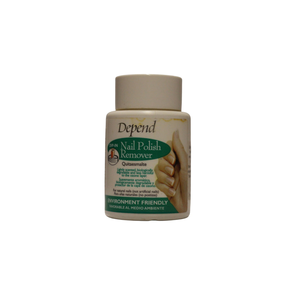 Depend nagų lako valiklis pirštui įmerkti 75 ml