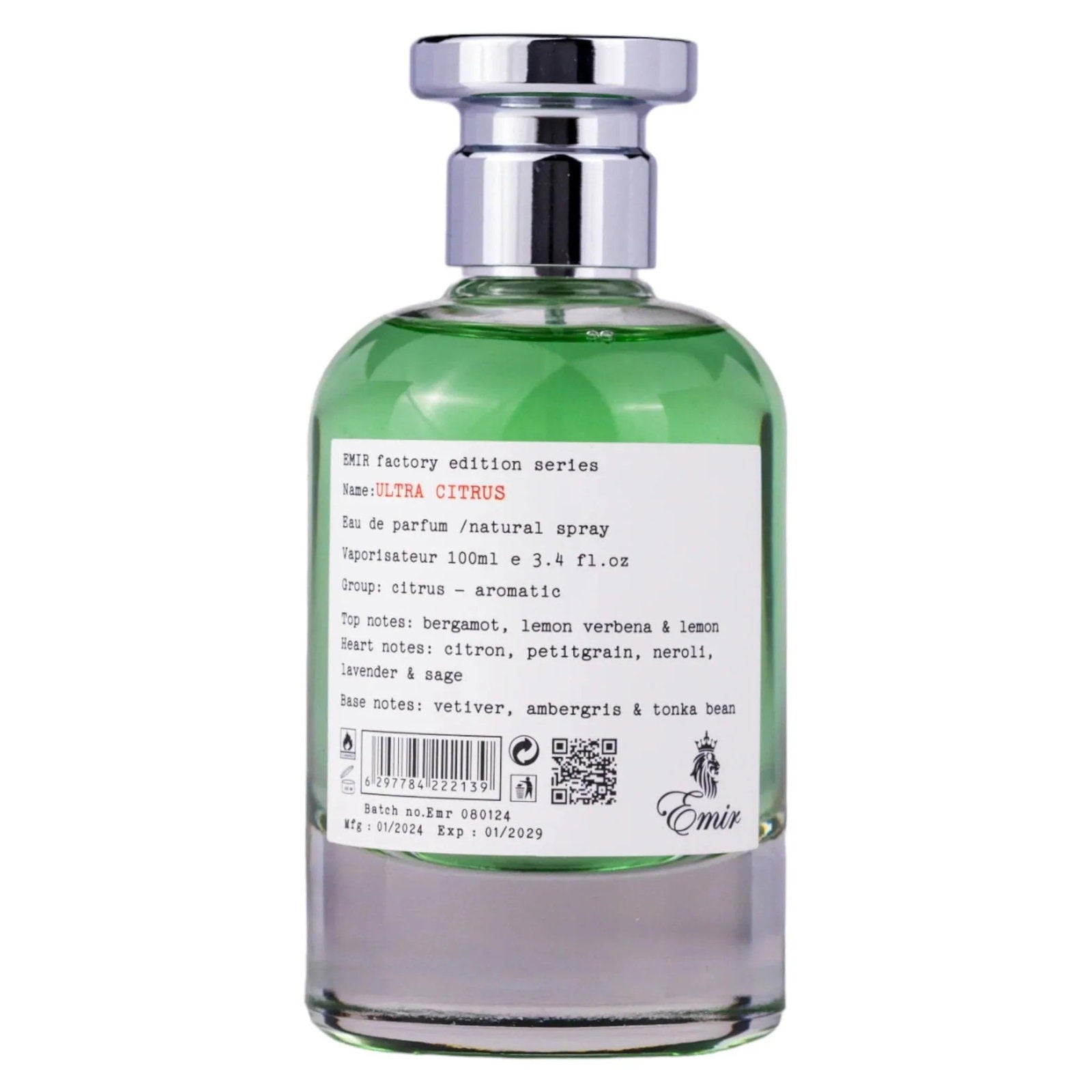 Emir, Ultra Citrus Factory Edition, Eau De Parfum, Unisex, 100 ml