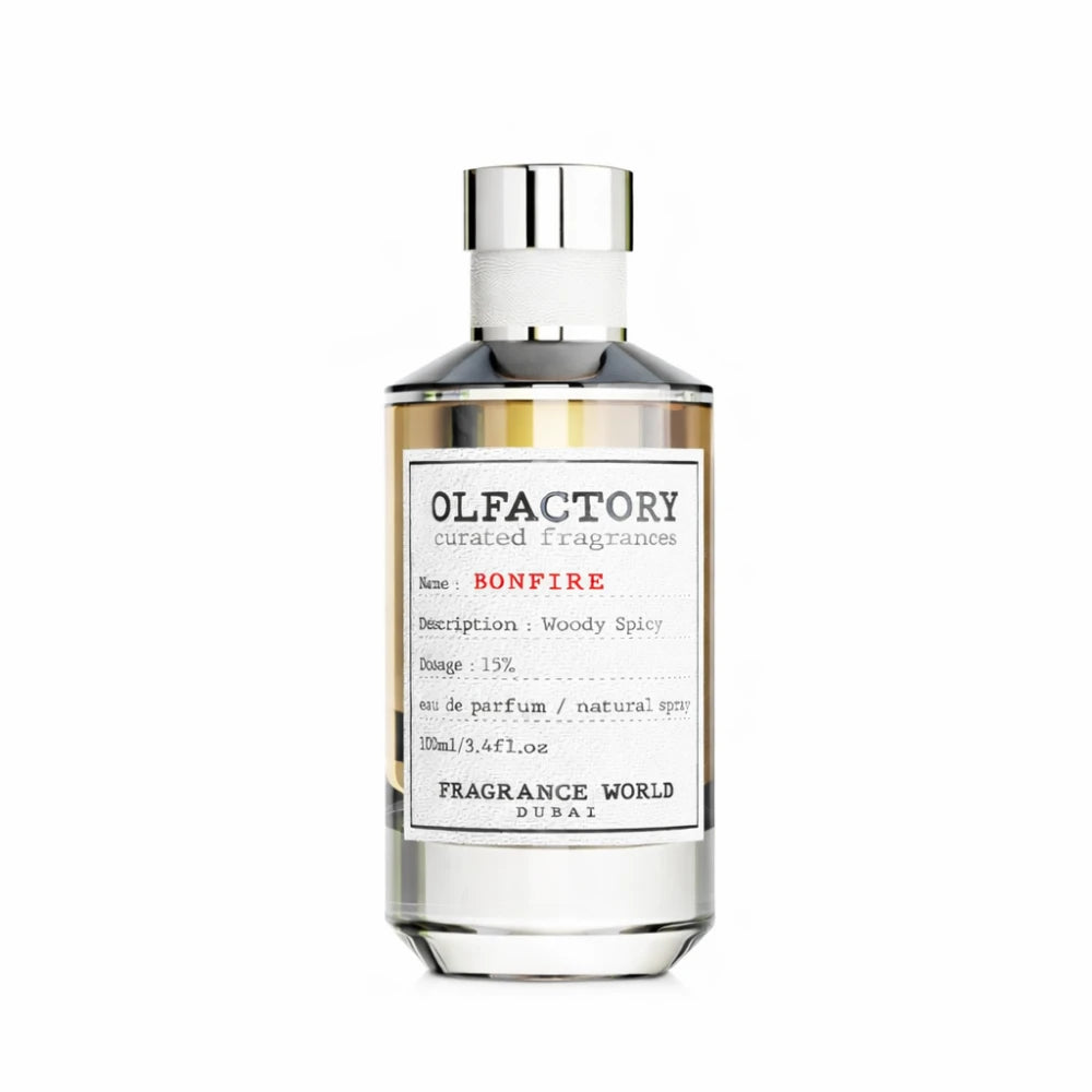 Fragrance World, Olfactory Bonfire, parfumuotas vanduo, unisex, 100 ml