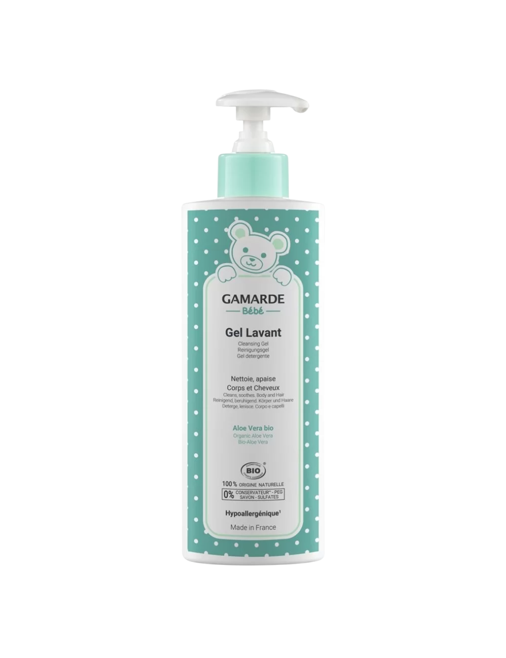 Gamarde, Baby, Bio, Hydrates, Shower Gel, Body & Hair, 400 ml