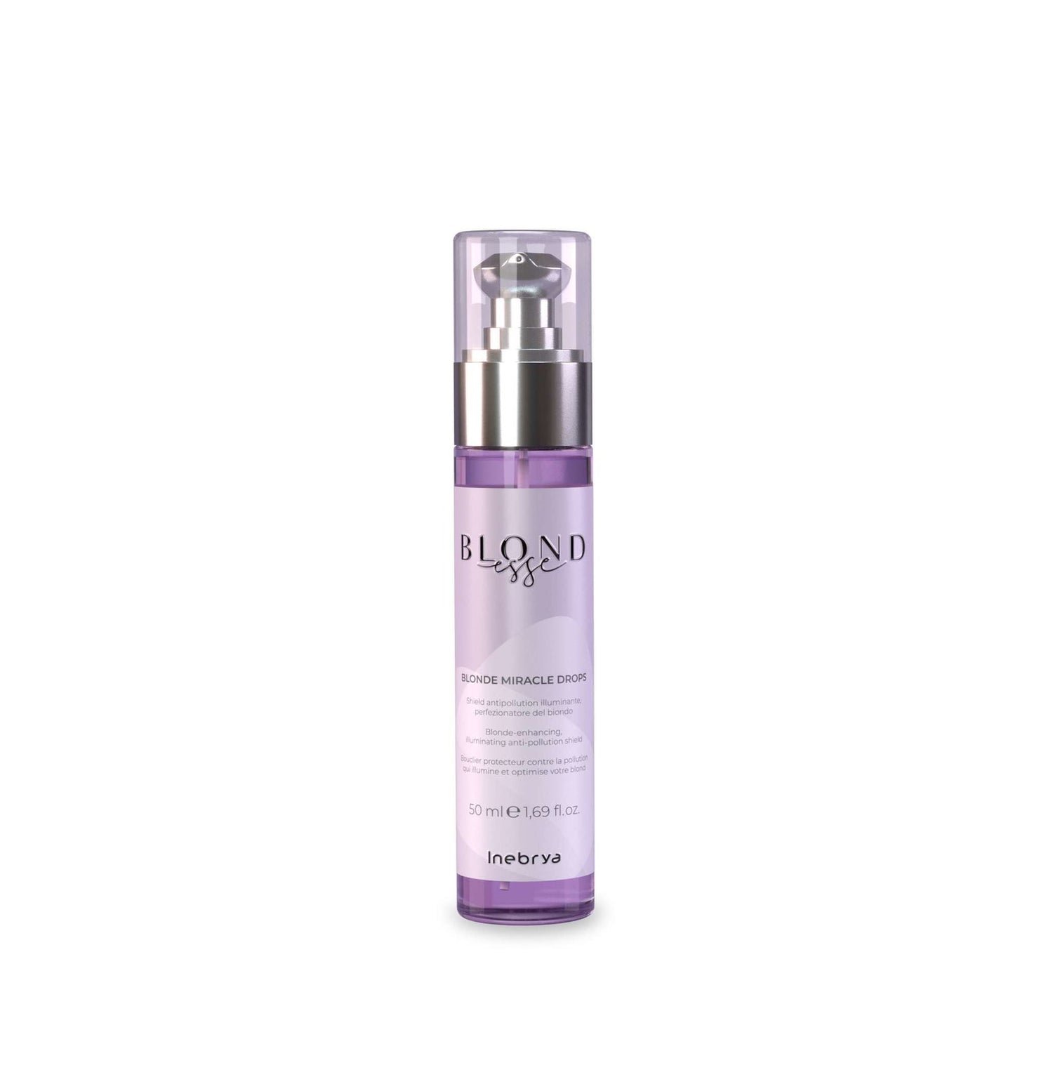 Inebrya, Blonde Miracle Drops, Hair Serum, For Neutralisation Of Yellow Tones, 50 ml
