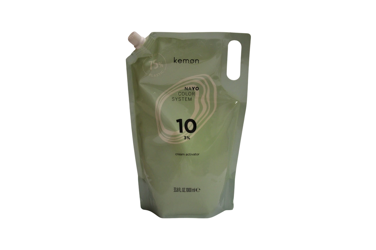 Kemon, Nayo Cream Activator, Plaukų dažų aktyvatoriaus losjonas, 10, 10, 1000 ml