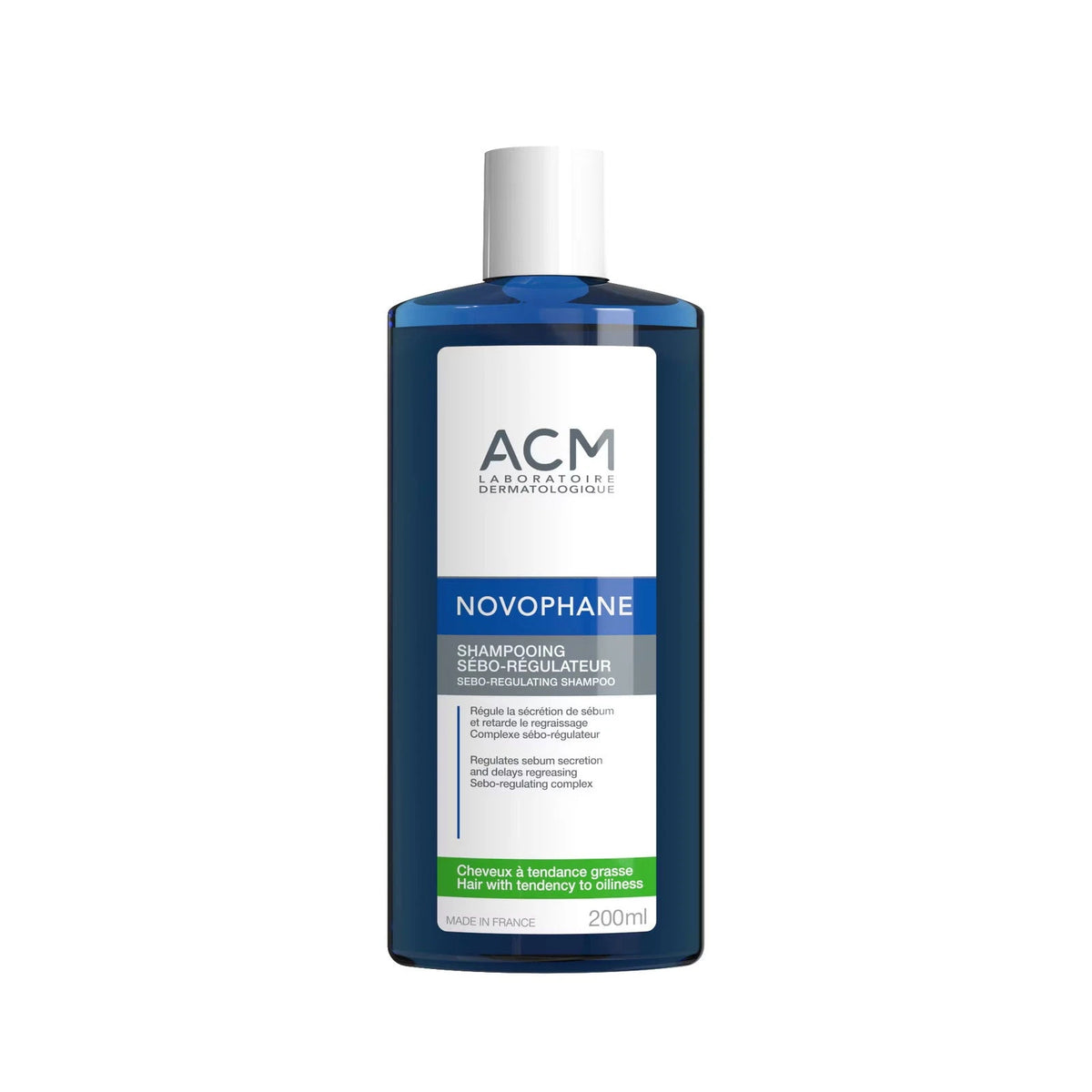 Laboratoire ACM, Novophane, Hair Shampoo, For Regulation Of Excessive Sebum, 200 ml