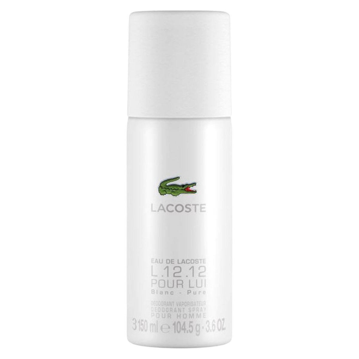 Lacoste, Eau de Lacoste L.12.12 Blanc, Deodorant Spray, For Men, 150 ml