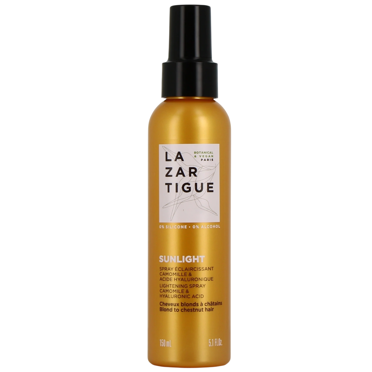 Lazartigue, Sunlight Spray, Hair Lightening Spray, Lightening, Blonde To Light Brown , 150 ml