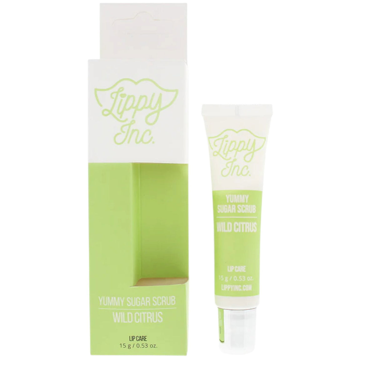 Lippy Inc., Yummy Wild Citrus, Lip Scrub, Citrus, 15 g