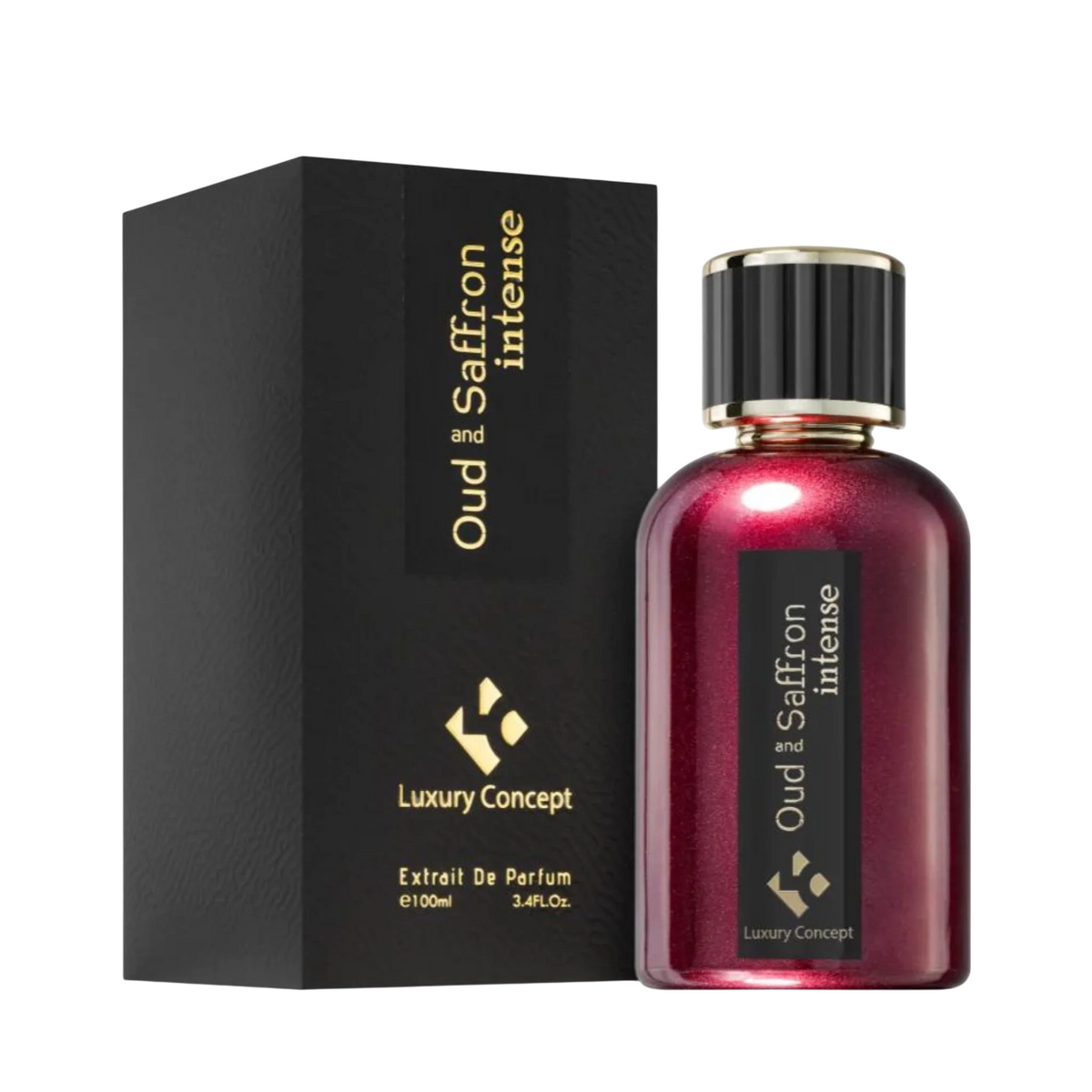 Luxury Concept, Oud And Saffron Intense, Extrait De Parfum, Unisex, 100 ml