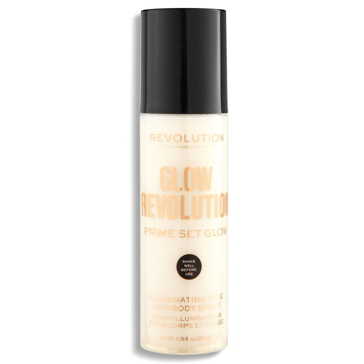 Makeup Revolution, Glow Revolution, Vegan, Illuminating, Spray, For Face & Body, 200 ml
