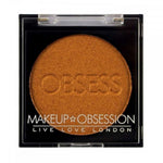 Makeup Revolution, Obsession, Eyeshadow Powder, E166, Gold Coast, 2 g
