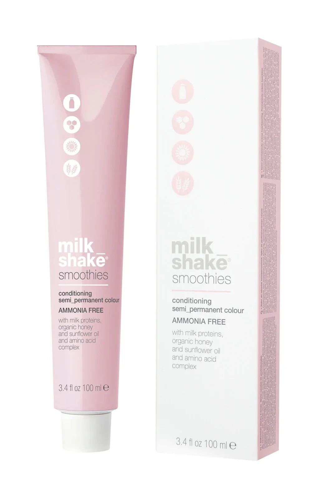 Milk Shake, Smoothies, Ammonia-Free, Semi-Permanent Hair Dye, 8.138AG Light Beige Blond, 100 ml