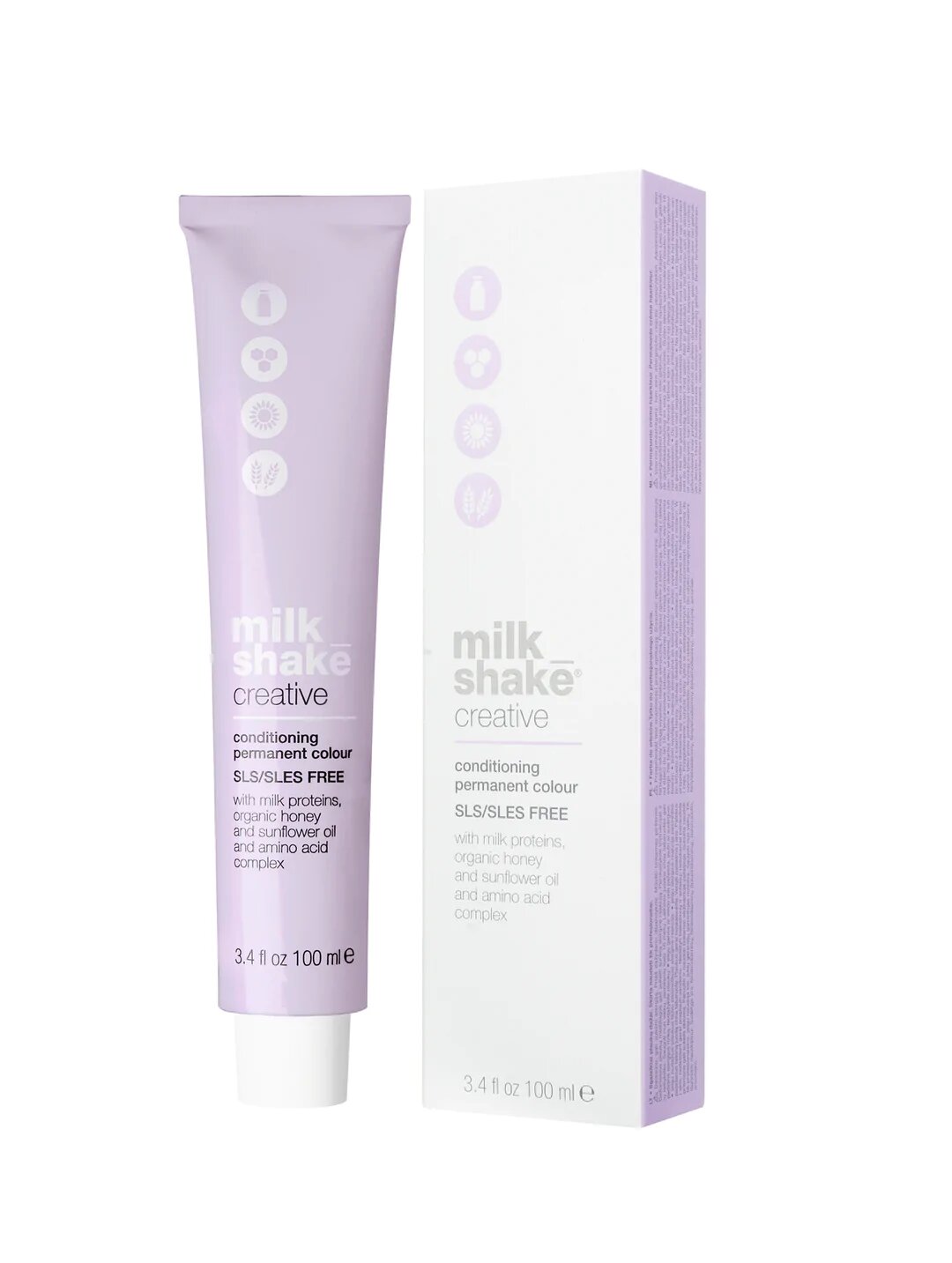 Milk Shake, Creative, SLS/SLES-Free, Permanent Hair Dye, 5.3 Golden Light Brown, 100 ml