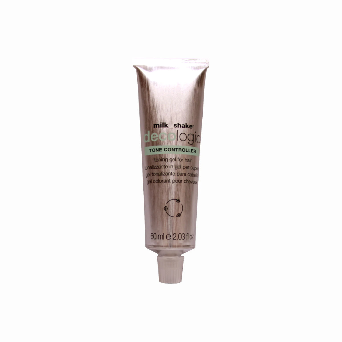 Milk Shake, Decologic Tone Controller, Silk Proteins, Hair Colouring Cream Toner,  Light Ash Blond, For Lightened Hair, 60 ml