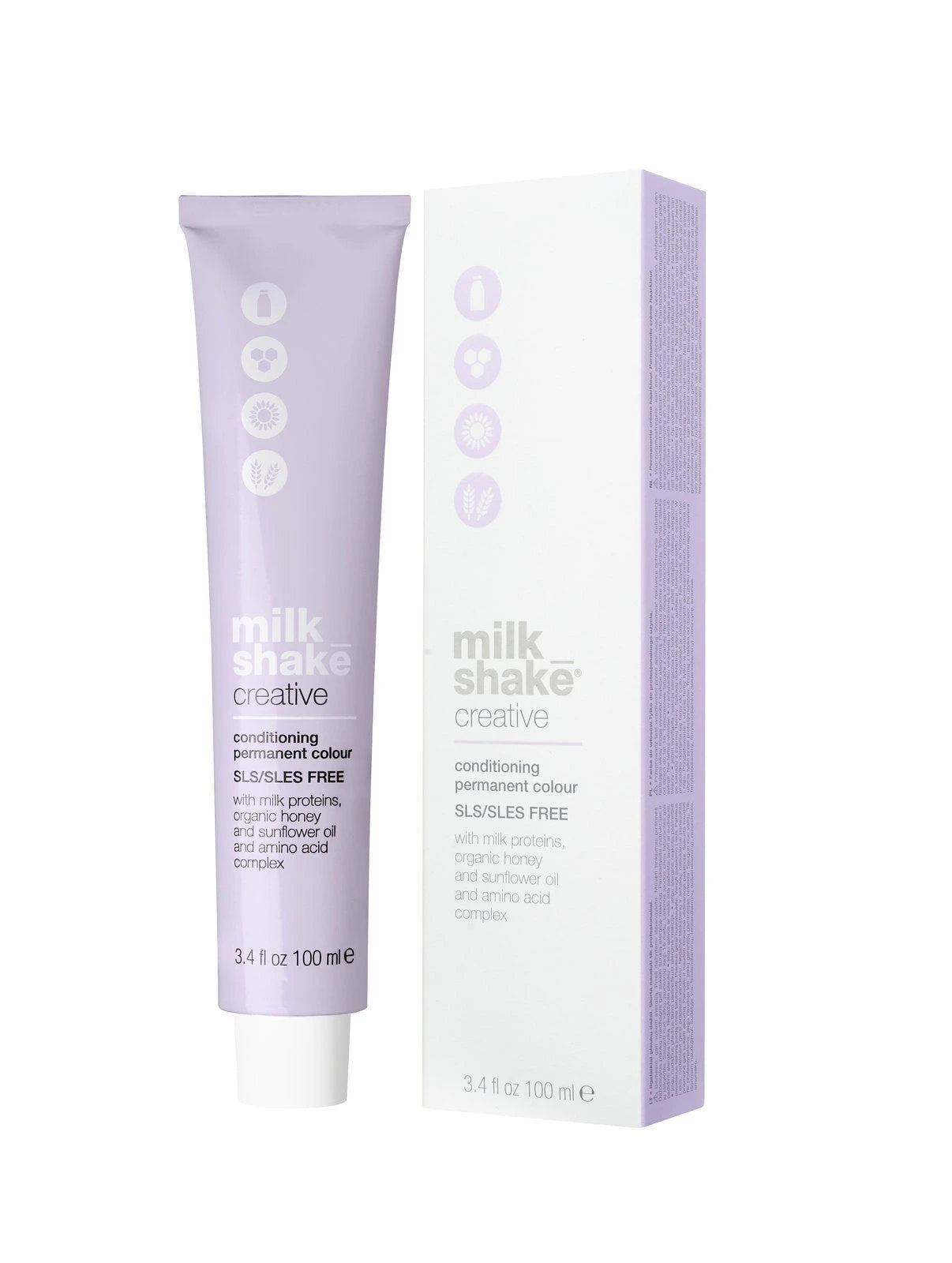 Milk Shake, Creative, SLS/SLES-Free, Permanent Hair Dye, 5.875BV Iridescent Chestnut Light Brown, 100 ml