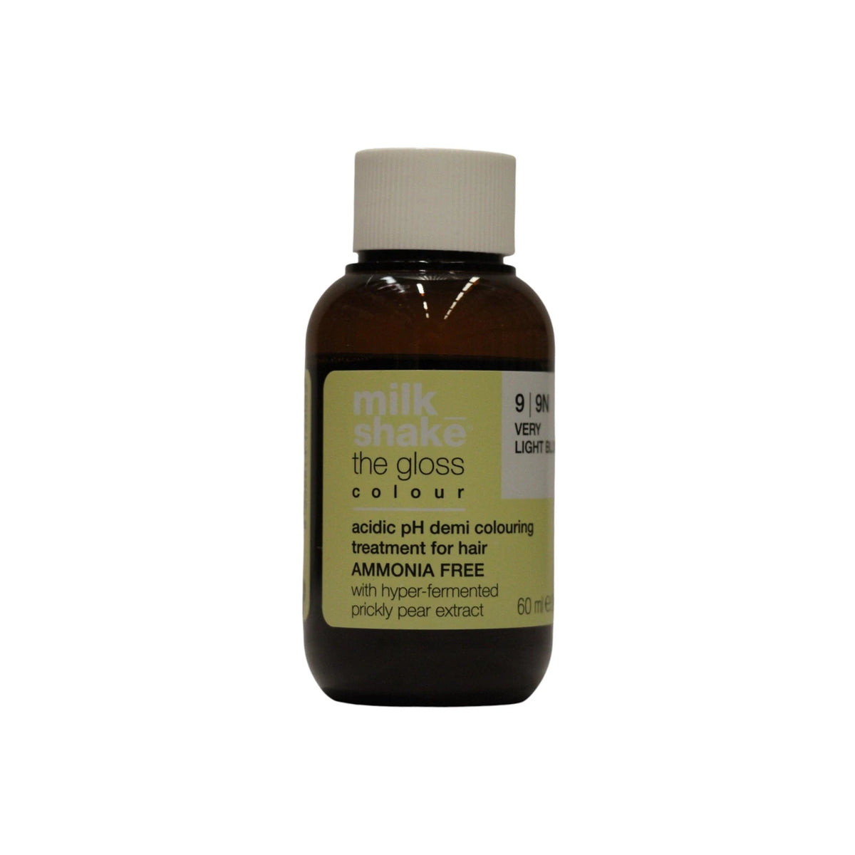 Milk Shake, The Gloss Acidic pH Demi-Permanent Colour, pusiau ilgalaikiai plaukų dažai, 9 Biondo Chiarissimo, 60 ml