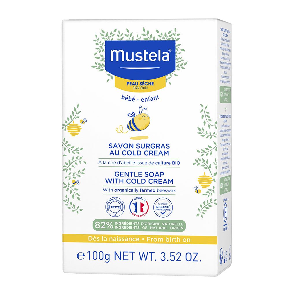 Mustela švelnus muilas su apsauginiu kremu - 100 g