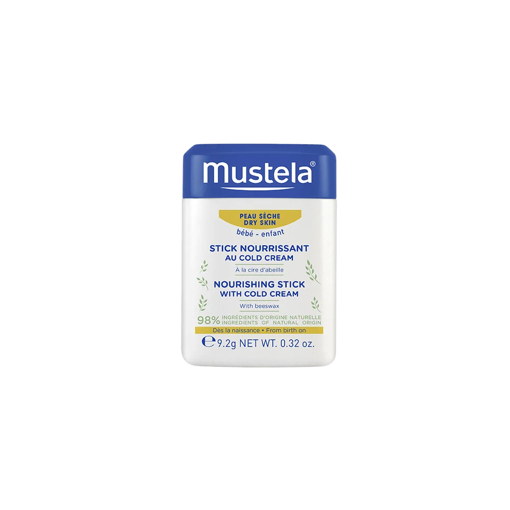 Mustela, Cold Cream, Natural Beeswax, Nourishing, Stick, For Face, 9.2 g