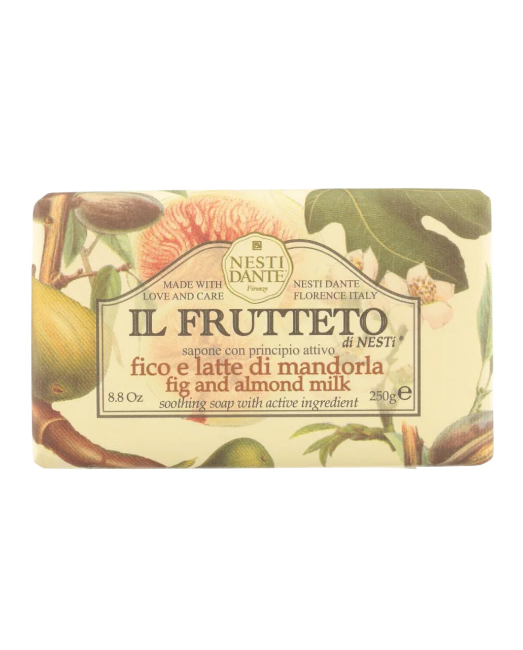 Nesti Dante, Il Frutteto, figų ir migdolų pienas, raminantis, muilo gabalėlis, 250 g