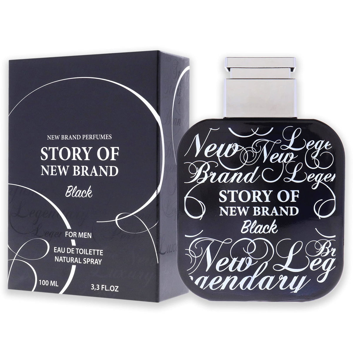 New Brand, Story Of New Brand Black, Eau De Toilette, For Men, 100 ml