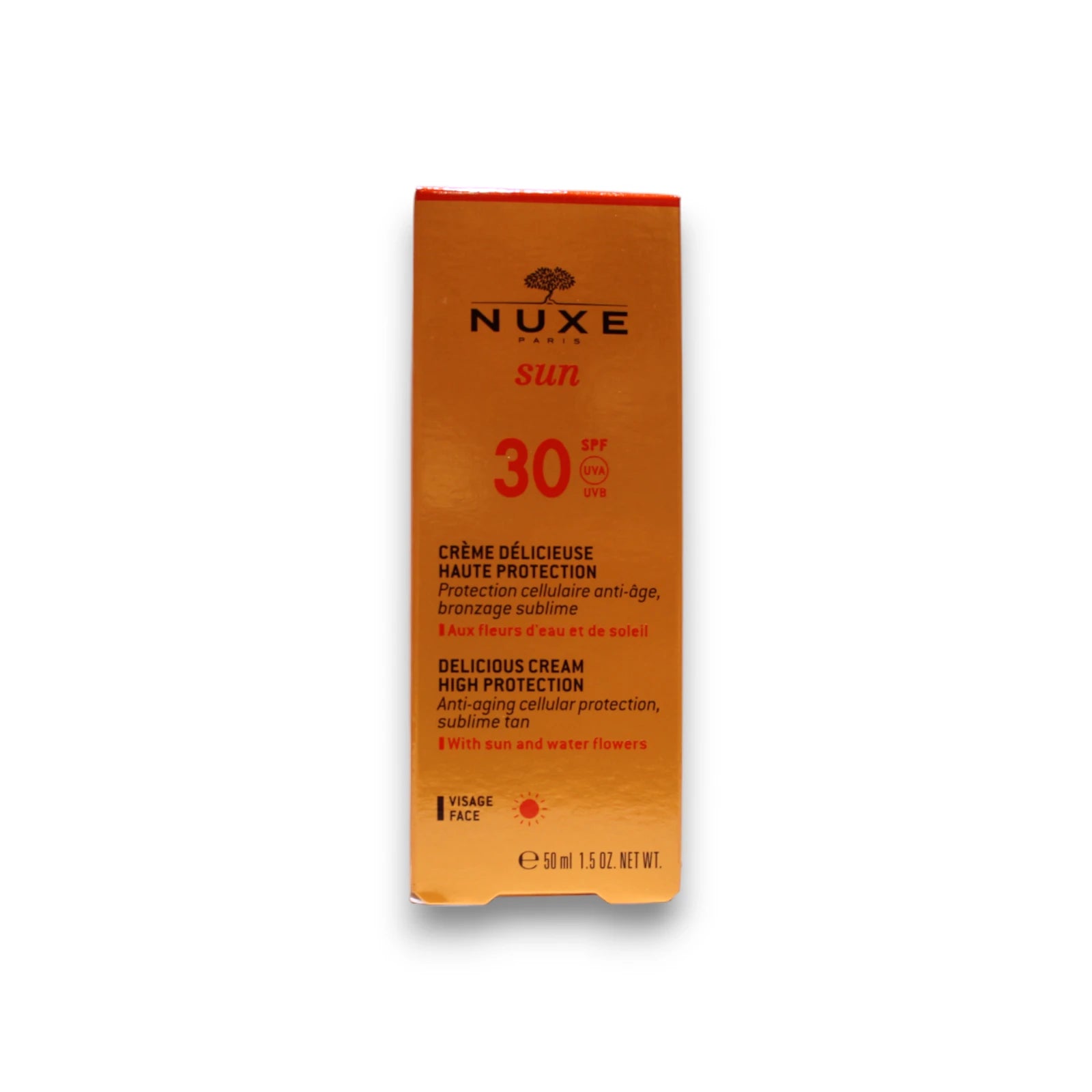 Nuxe, Sun Delicious, Sunscreen Cream, For Face, SPF 30, 50 ml