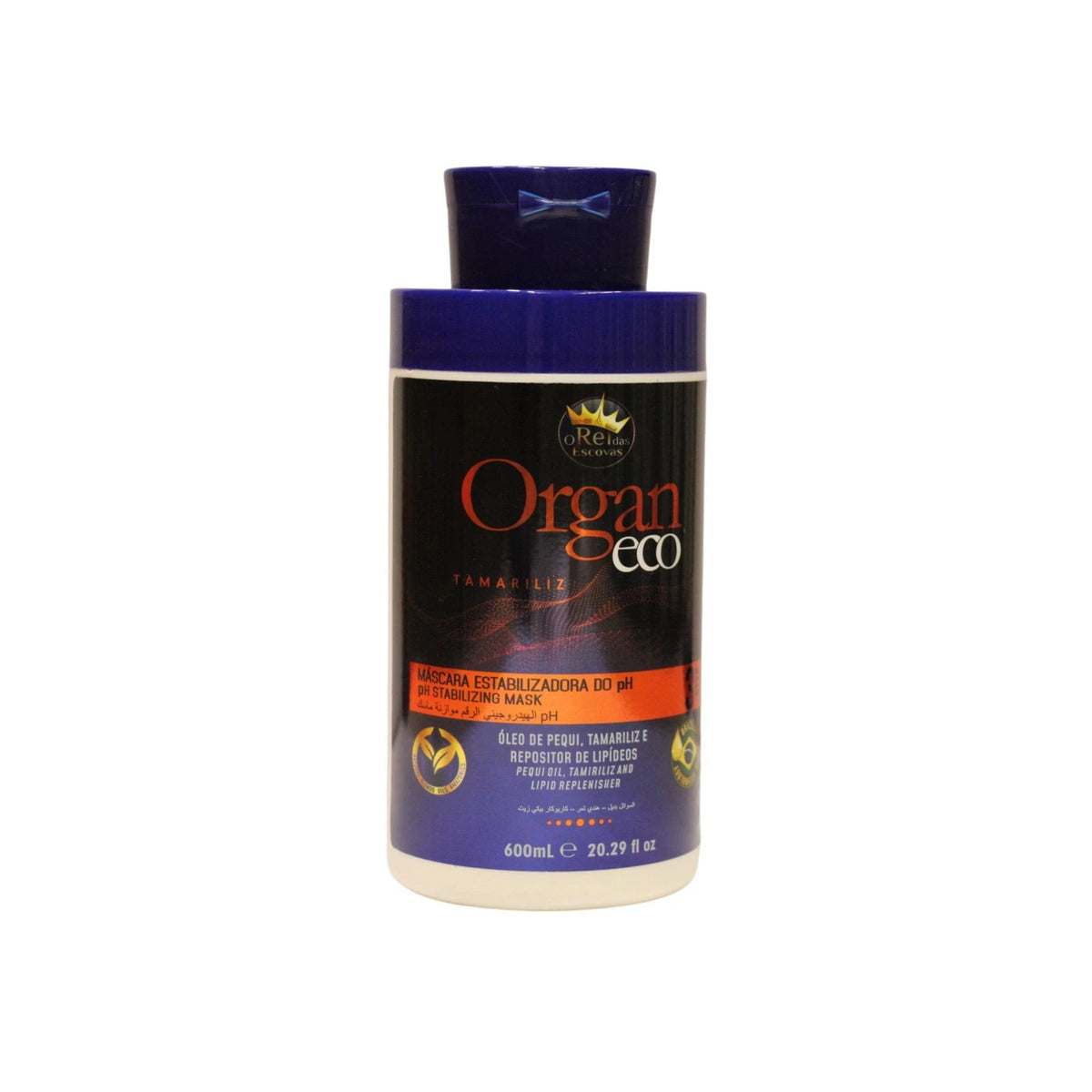 Organ Eco, Organ Eco Stabilizing, plaukų priežiūros kreminė kaukė, apsaugai ir stabilumui, 600 ml