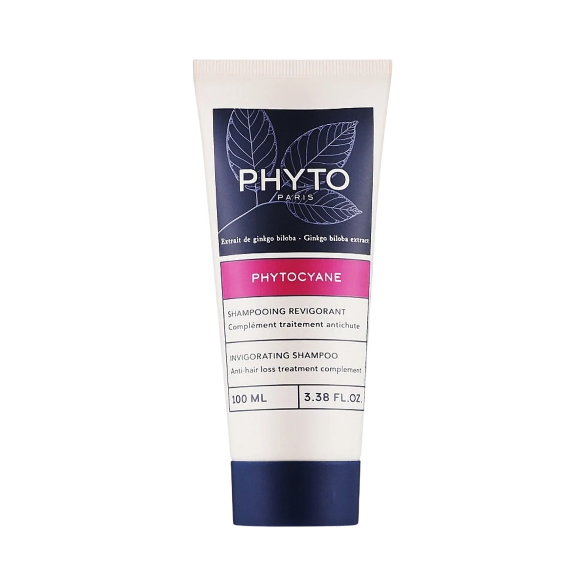 Phyto, Phytocyane, plaukų šampūnas, nuo plaukų slinkimo, 100 ml