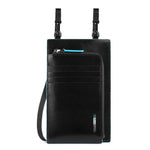 Piquadro, Blue Square Crossbody Bags
