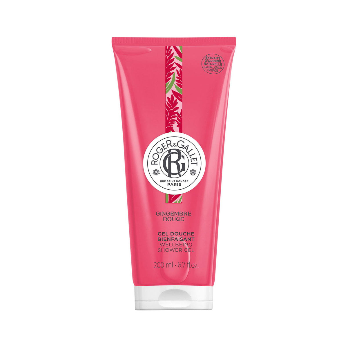 Roger & Gallet, Gingembre Rouge, Shower Gel, For All Skin Types, 200 ml